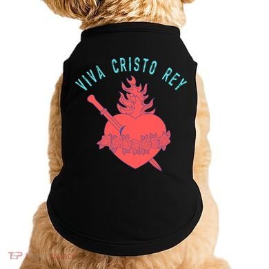 Roman Catholic Gift Viva Cristo Rey Doggie Tank