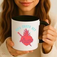 Roman Catholic Gift Viva Cristo Rey Coffee Mug thumb 3