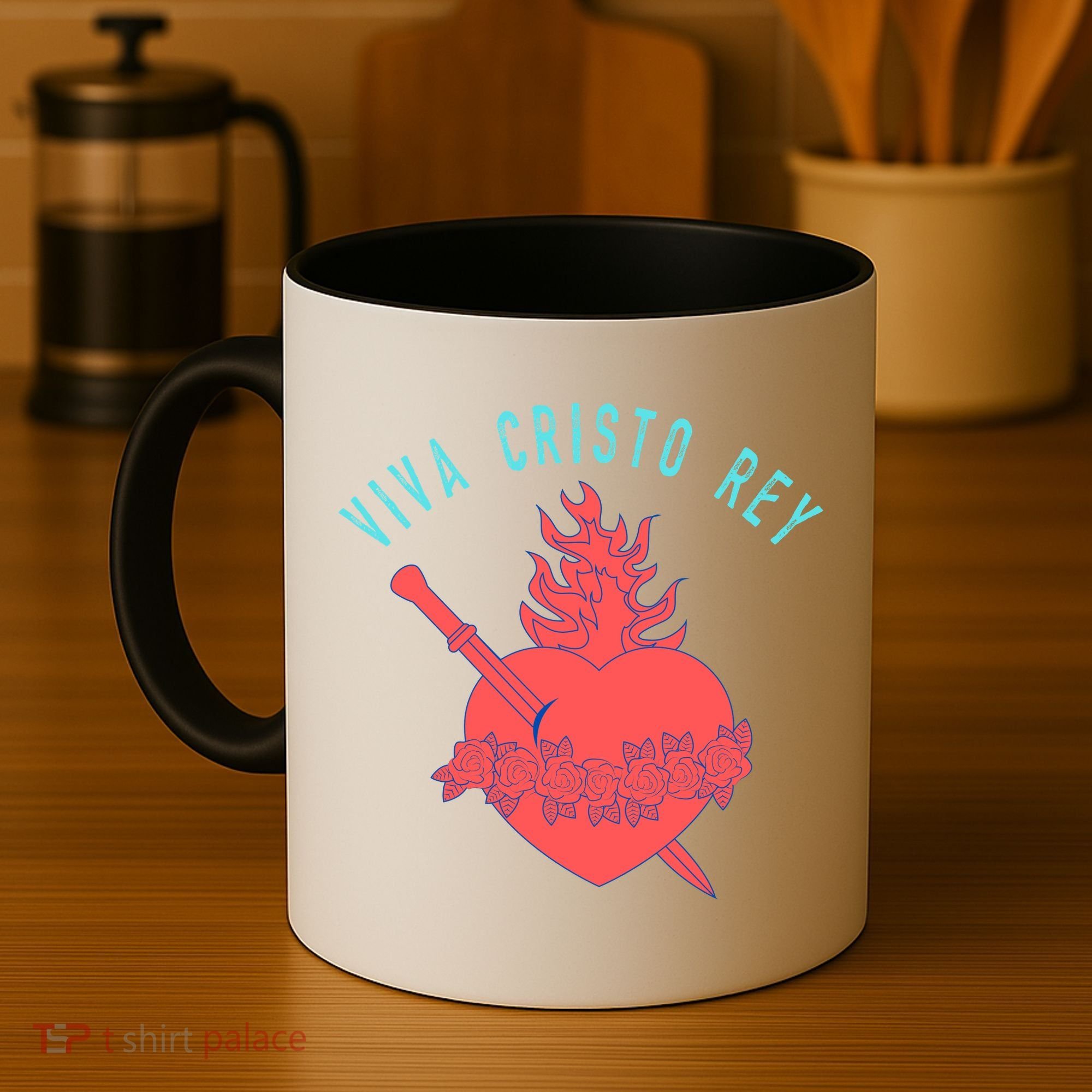 Roman Catholic Gift Viva Cristo Rey Coffee Mug
