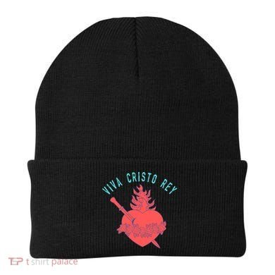 Roman Catholic Gift Viva Cristo Rey Beanie