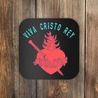 Roman Catholic Gift Viva Cristo Rey Coaster thumb 0