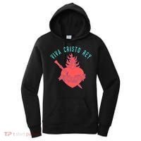 Roman Catholic Gift Viva Cristo Rey Women's Hoodie thumb 0