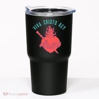 Roman Catholic Gift Viva Cristo Rey Tumbler thumb 0