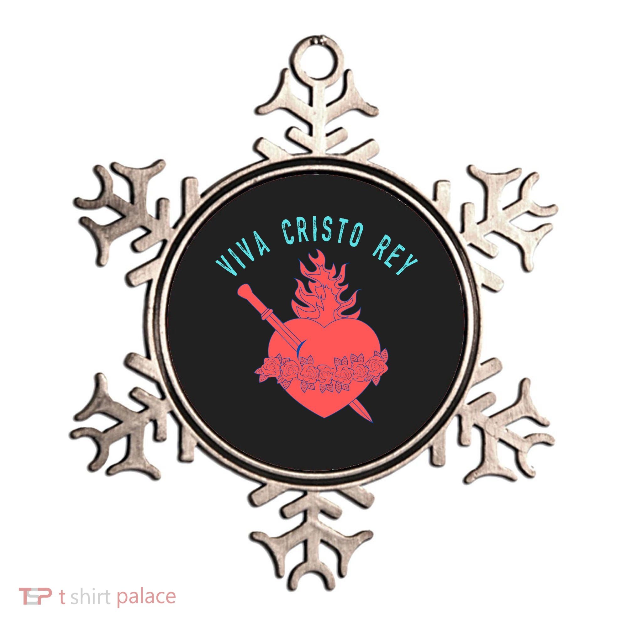Roman Catholic Gift Viva Cristo Rey Ornament