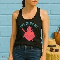 Roman Catholic Gift Viva Cristo Rey Women's Tank Top thumb 2