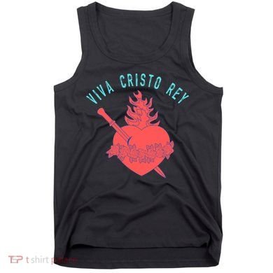 Roman Catholic Gift Viva Cristo Rey Tank Top