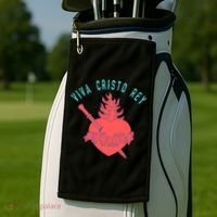 Roman Catholic Gift Viva Cristo Rey Golf Towel thumb 2