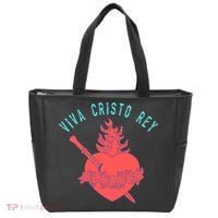 Roman Catholic Gift Viva Cristo Rey Tote Bag thumb 0