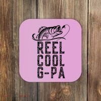 Reel Cool Gpa Funny Retro Fishing Coaster thumb 0