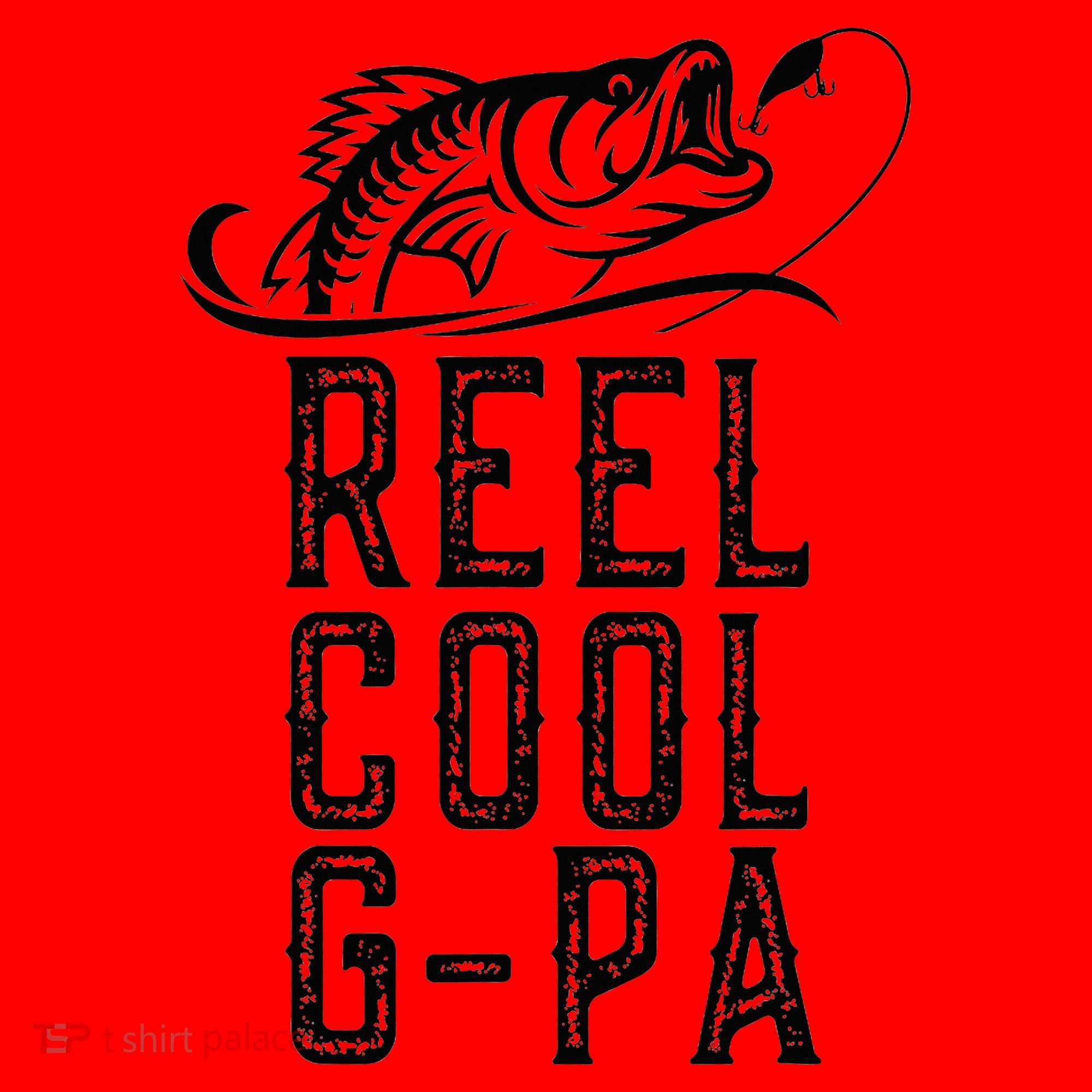 Reel Cool Gpa Funny Retro Fishing Santa Hat