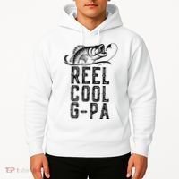 Reel Cool Gpa Funny Retro Fishing Hoodie thumb 2