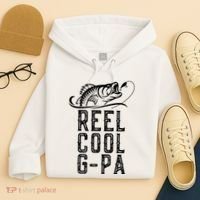Reel Cool Gpa Funny Retro Fishing Hoodie thumb 4