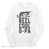 Reel Cool Gpa Funny Retro Fishing Long Sleeve Shirt thumb 0