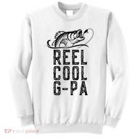 Reel Cool Gpa Funny Retro Fishing Sweatshirt thumb 0