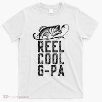 Reel Cool Gpa Funny Retro Fishing T-Shirt thumb 0