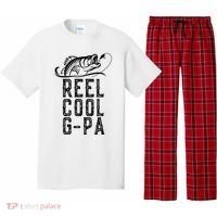 Reel Cool Gpa Funny Retro Fishing Pajama Set thumb 0