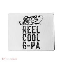 Reel Cool Gpa Funny Retro Fishing Mousepad thumb 0