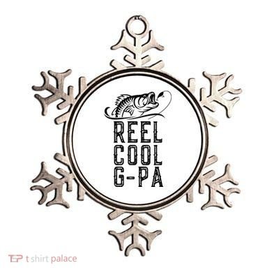 Reel Cool Gpa Funny Retro Fishing Ornament