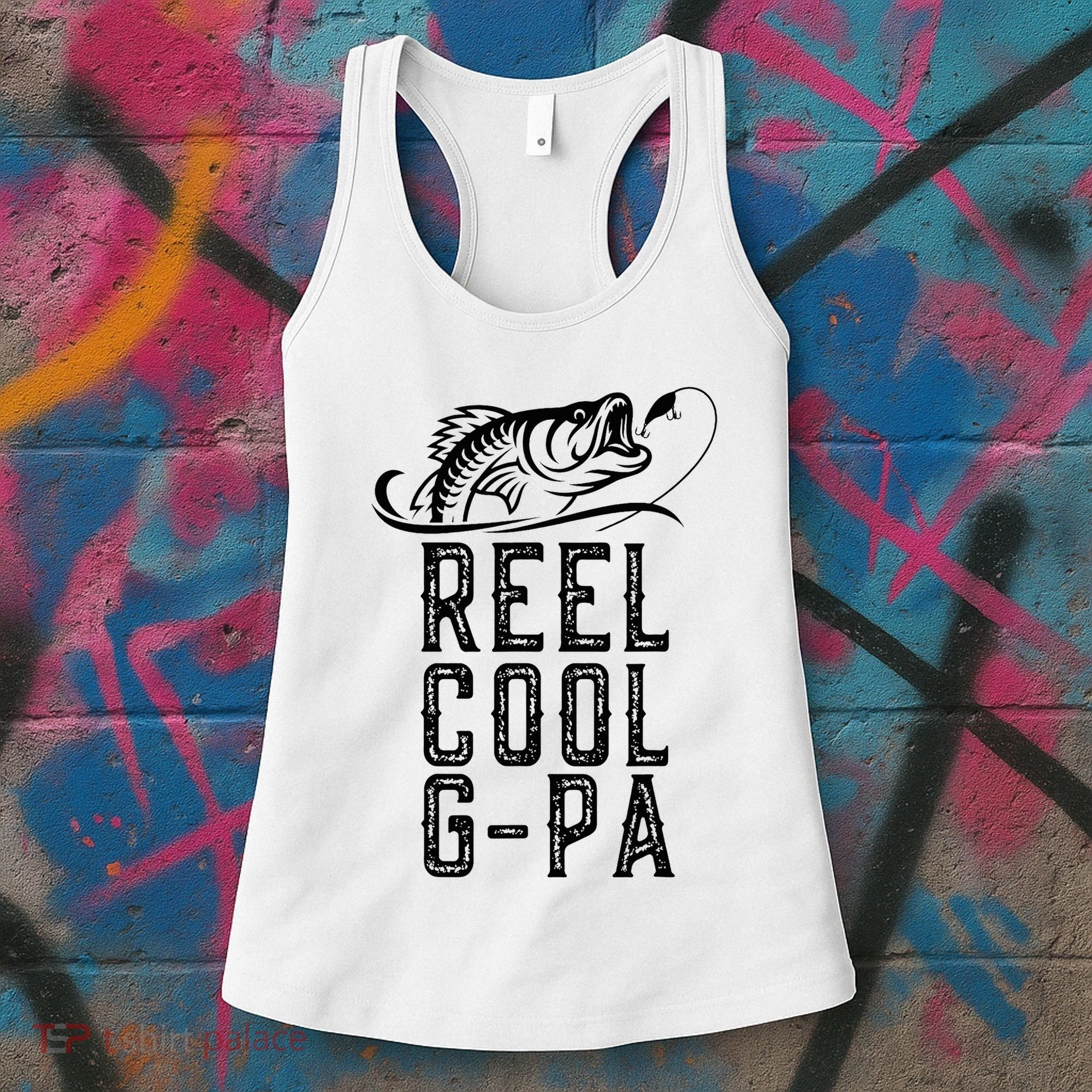 Reel Cool Gpa Funny Retro Fishing Women's Tank Top