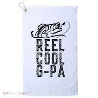 Reel Cool Gpa Funny Retro Fishing Golf Towel thumb 0