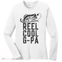 Reel Cool Gpa Funny Retro Fishing Women's Long Sleeve Shirt thumb 0