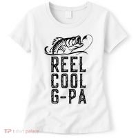 Reel Cool Gpa Funny Retro Fishing Women's T-Shirt thumb 0