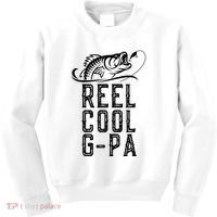 Reel Cool Gpa Funny Retro Fishing Kids Sweatshirt thumb 0