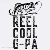Reel Cool Gpa Funny Retro Fishing Kids Sweatshirt thumb 2