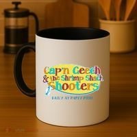 Retro Captain Geech And The Shrimp Shack Shooters Daily At Party Pier Coffee Mug thumb 4