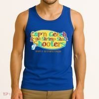 Retro Captain Geech And The Shrimp Shack Shooters Daily At Party Pier Tank Top thumb 3