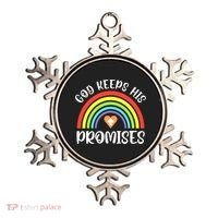 Rainbow Christian God Keeps His Promises Bible Noah Ornament thumb 0