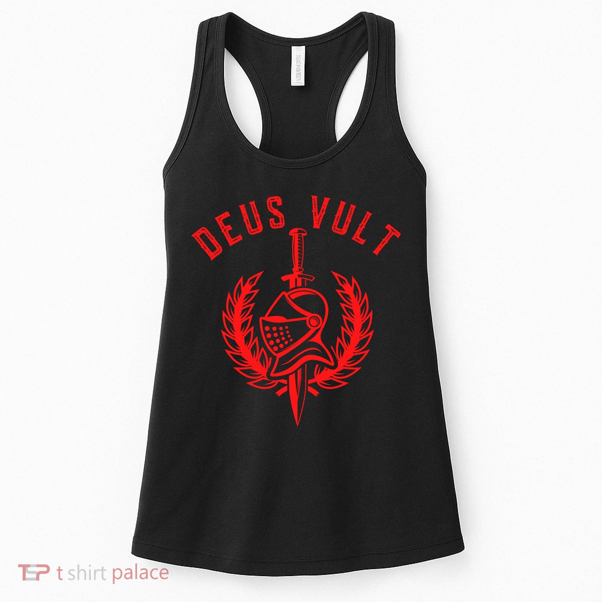 Roman Catholic Gift Deus Vult Crusader Women's Tank Top