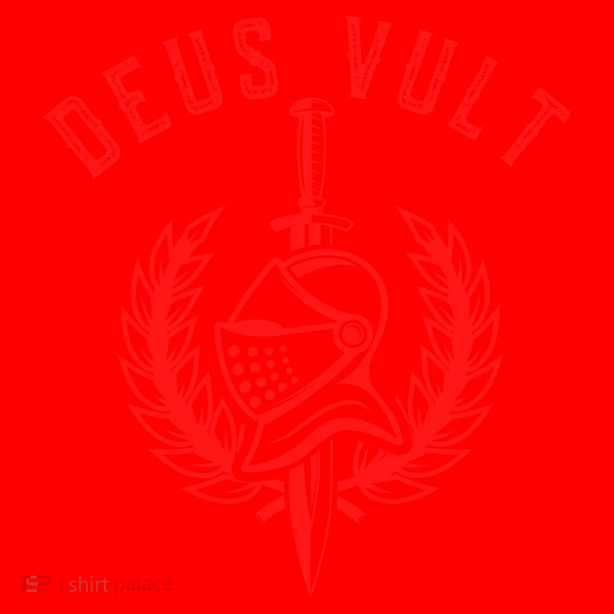 Roman Catholic Gift Deus Vult Crusader Santa Hat