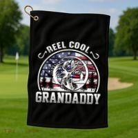 Reel Cool Grandaddy Fishing Apparel Golf Towel thumb 1