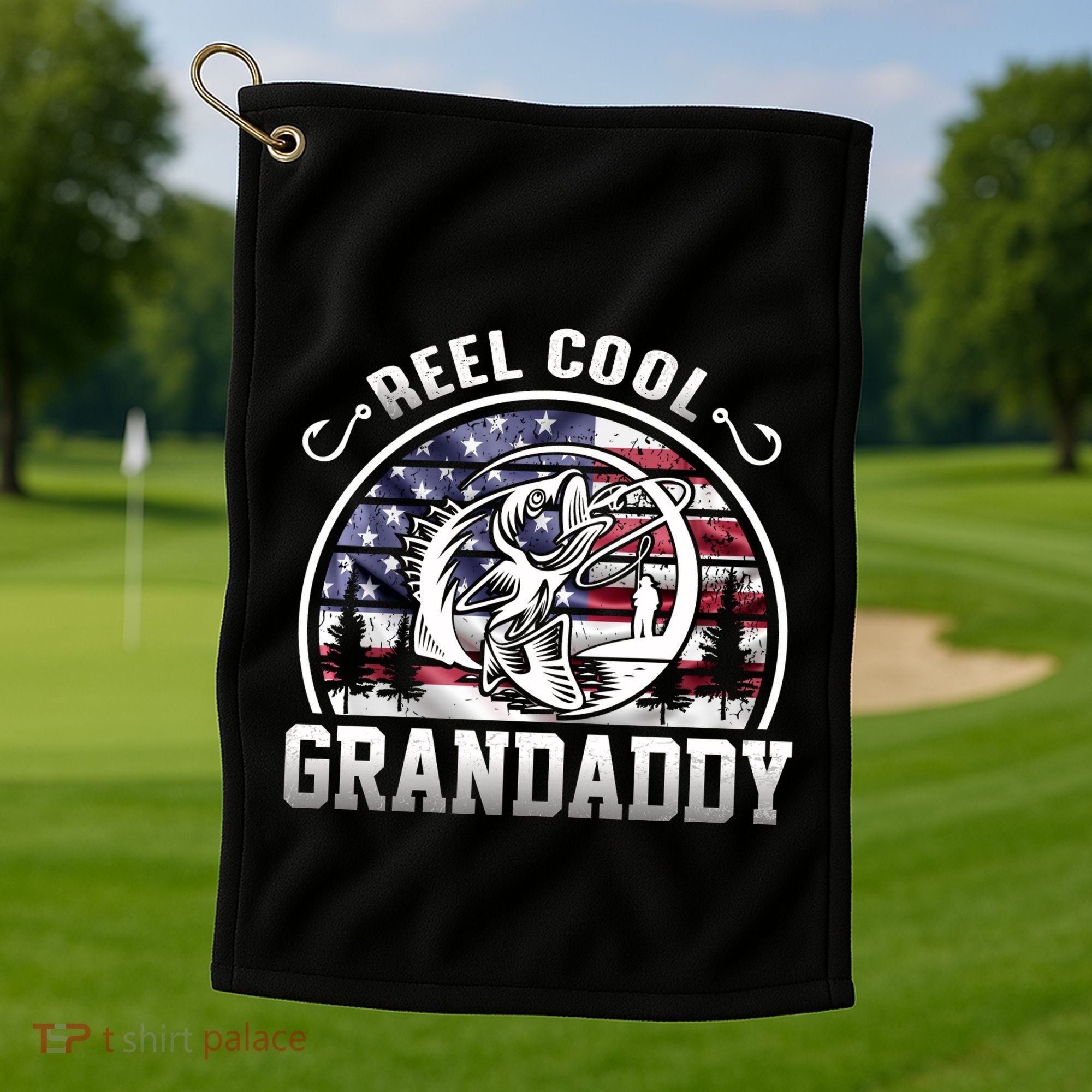 Reel Cool Grandaddy Fishing Apparel Golf Towel