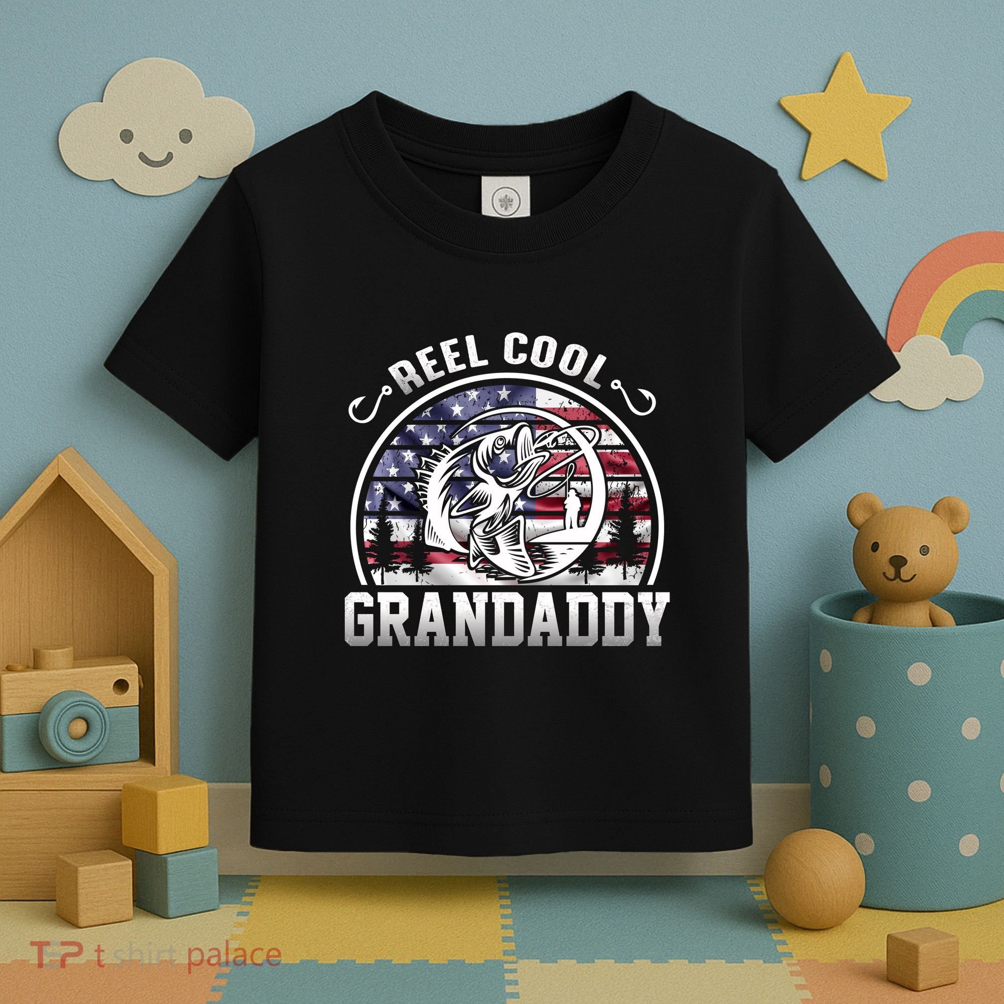 Reel Cool Grandaddy Fishing Apparel Toddler T-Shirt
