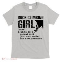 Rock Climbing Girl Definition Mountain Climber Bouldering T-Shirt thumb 0