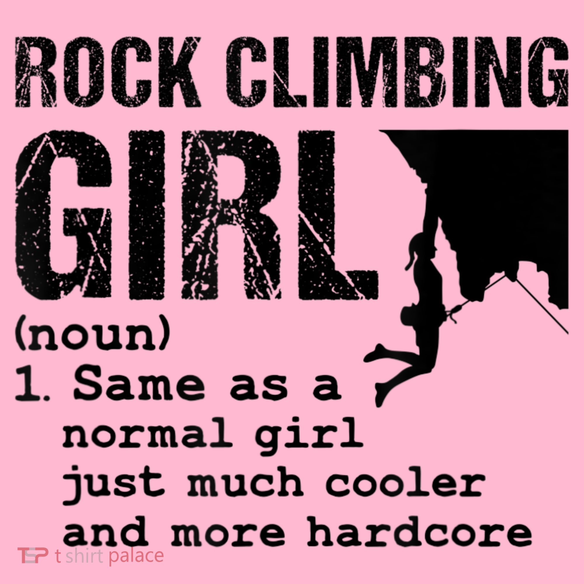 Rock Climbing Girl Definition Mountain Climber Bouldering Coaster