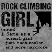 Rock Climbing Girl Definition Mountain Climber Bouldering Toddler Hoodie thumb 2
