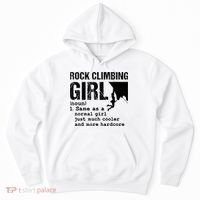 Rock Climbing Girl Definition Mountain Climber Bouldering Hoodie thumb 0