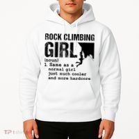 Rock Climbing Girl Definition Mountain Climber Bouldering Hoodie thumb 2