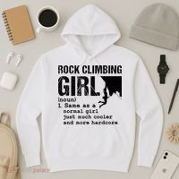 Rock Climbing Girl Definition Mountain Climber Bouldering Hoodie thumb 3