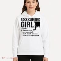 Rock Climbing Girl Definition Mountain Climber Bouldering Hoodie thumb 5