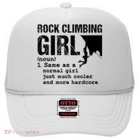 Rock Climbing Girl Definition Mountain Climber Bouldering Hat thumb 0