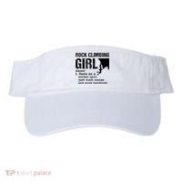 Rock Climbing Girl Definition Mountain Climber Bouldering Visor thumb 0