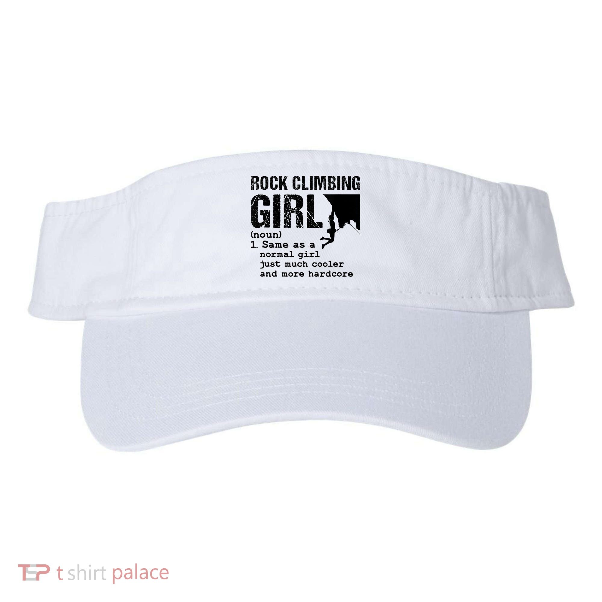 Rock Climbing Girl Definition Mountain Climber Bouldering Visor