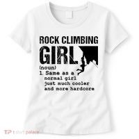Rock Climbing Girl Definition Mountain Climber Bouldering Women's T-Shirt thumb 0