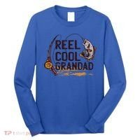 Reel Cool Grandpa Fishing Grandad Father's Day Gift Long Sleeve Shirt thumb 0