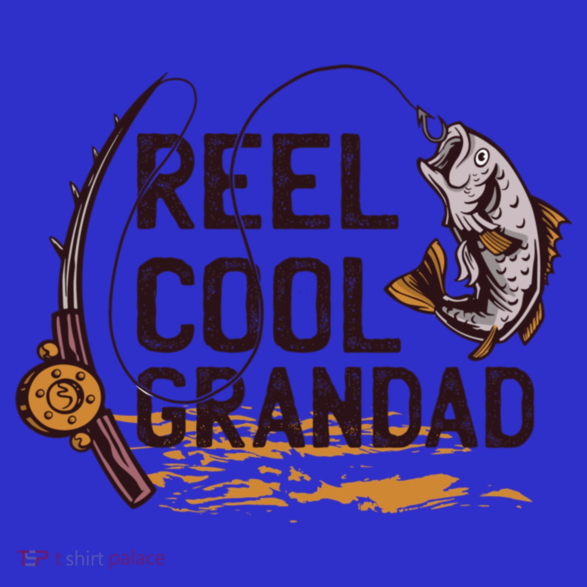 Reel Cool Grandpa Fishing Grandad Father's Day Gift Long Sleeve Shirt