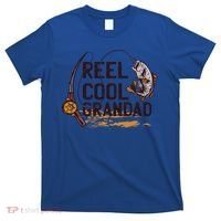 Reel Cool Grandpa Fishing Grandad Father's Day Gift T-Shirt thumb 0